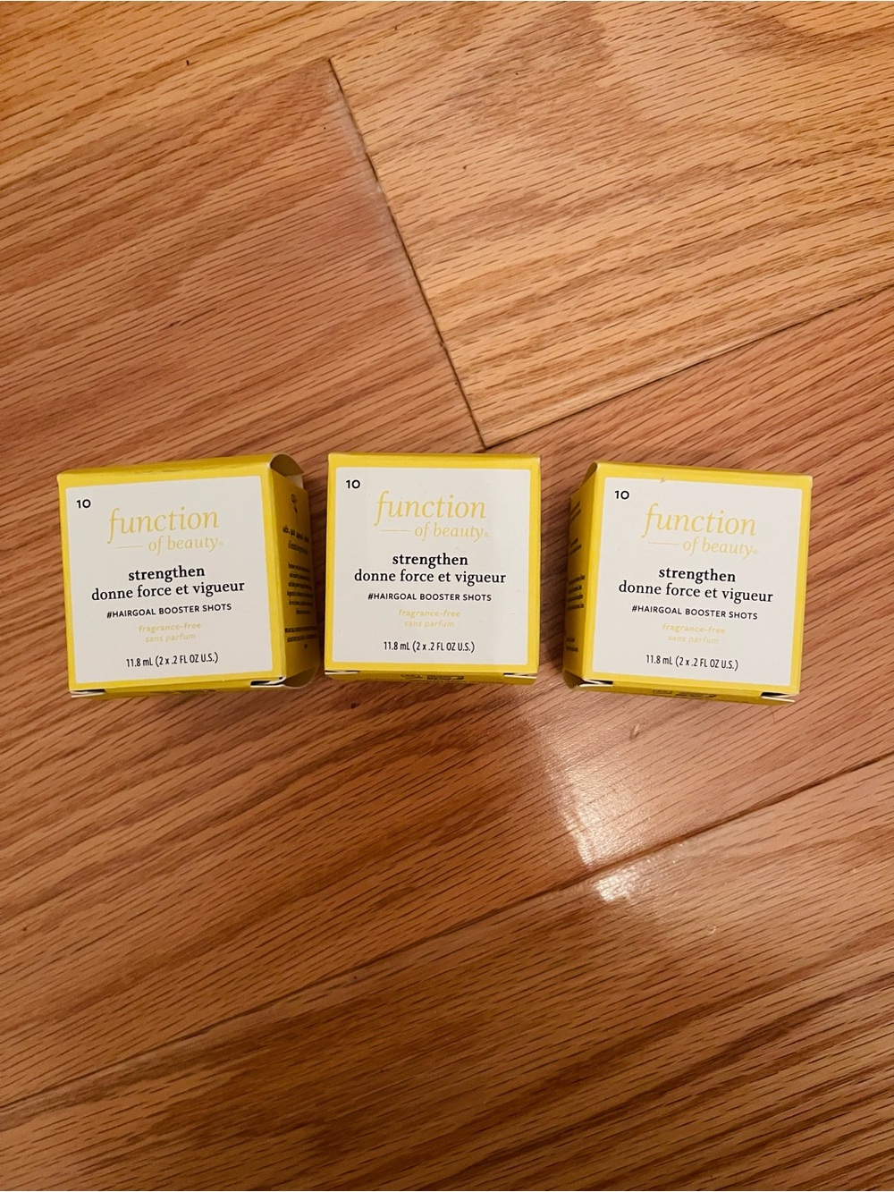 Function of Beauty - Strengthen Hair Booster Shots (All 3 boxes!)